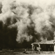 A huge dust storm moves across the land during the Dust Bowl of the 1930s. (Image: USDA)